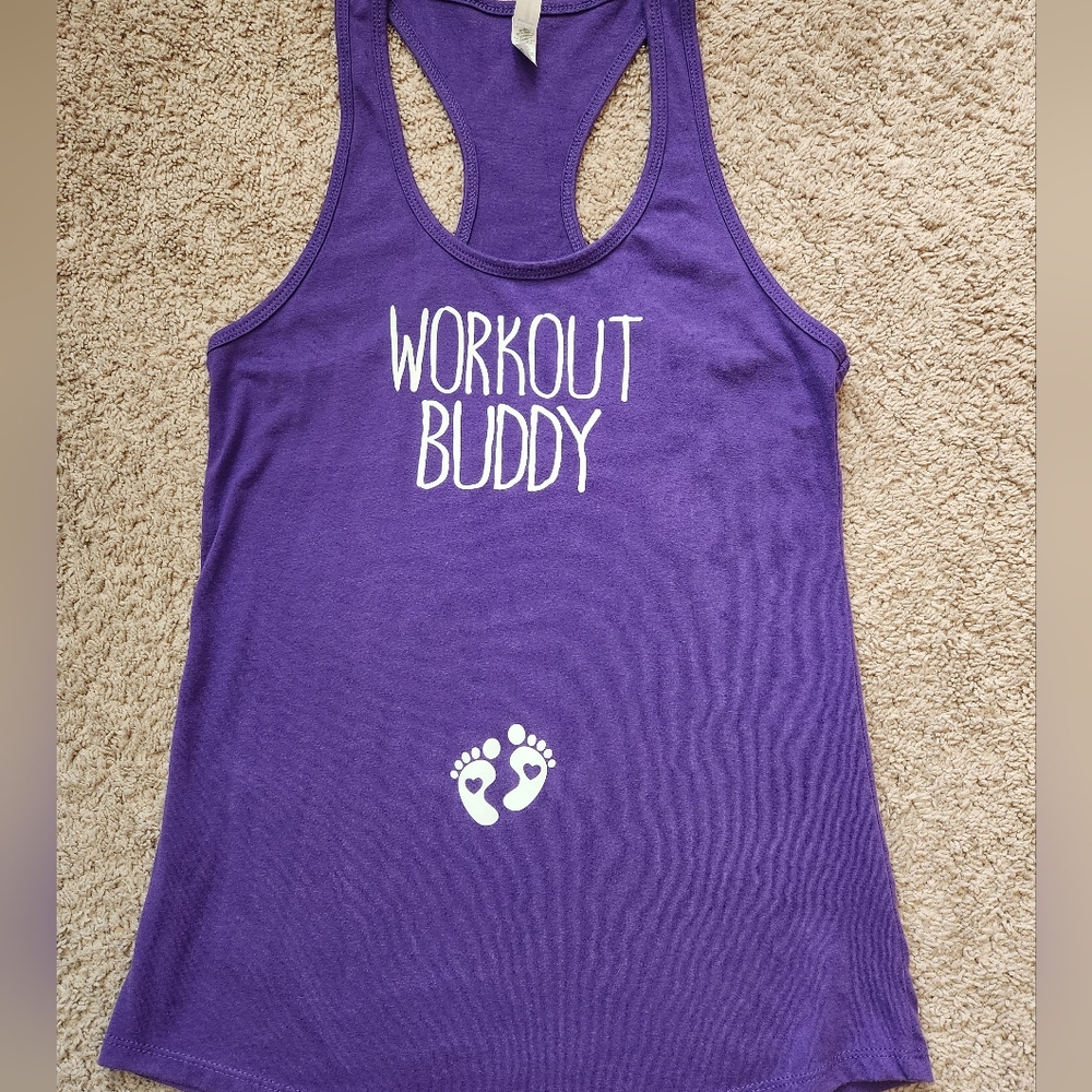 Pregnancy Workout Buddy Tank Top